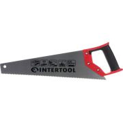 Ножовка по дереву 400 мм с каленым зубом, 55 HRC INTERTOOL HT-3101