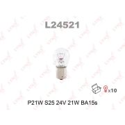 Лампа накаливания P21W S25 24V 21W BA15S Lynx L24521