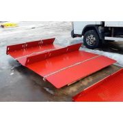 Мостик для морских контейнеров RAL 3011 (красный) в комплекте с цепью 2 шт для фиксации к контейнеру Forker MST-STD-2