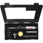 Газовый паяльник с пьезоподжигом (11 предметов) REXANT 12-0505