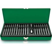Набор бит 40 предметов Torx, Spline, Hex, с адаптерами 3/8« и 1/2» TOPTUL GAAD4002 (38 бит)