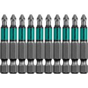 Набор бит PZ2х50 мм хвостовик E 1/4 KRAFTOOL OPTIMUM 26124-2-50-10 (10 шт)