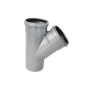 Тройник двухраструбный 50/50 мм 45° VALFEX 22050050
