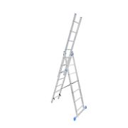 Лестница трехсекционная алюминиевая 3х7 ступеней LadderBel LS307