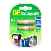 Аккумулятор перезаряжаемый AAA 1000 мАч GP 100AAAHC-2DECRC2 (2 шт/уп)