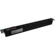 Блок розеток IEC320 C13 PH12-8C133 8 мест PDU 19дюймов  ITK PH12-8C133