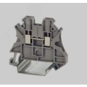 Клемма проходная , винтовой зажим, 2 точки подключения, 4 кв.мм, серая TUR-4 DKC