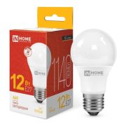 Лампа светодиодная LED-A60-VC 12Вт грушевидная 3000К тепл. бел. E27 1140лм 230В IN HOME 4690612020235