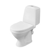 Унитаз-компакт  Соната белый, нижний подвод, косой выпуск, 1/реж Santeri 1.P201.2.S00.00B.F 023-1636