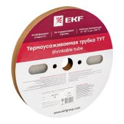 Трубка термоусадочная ТУТ 12/6 прозр. PROxima  EKF tut-12-tr (уп.50м)