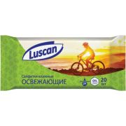 Салфетки влажные освежающие  Luscan 1092003 (уп. 20 шт.)