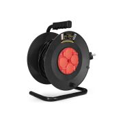 Удлинитель на катушке 4 розетки 3х1,0 25 м с заземлением ExeGate industrial ECS-2-1R 286338