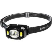Фонарь налобный AccuH3-L5W-bk 5Вт LED + 2хRED SMD IP54 аккумулятор 1,2А*ч 5 режимов JazzWay 5036703