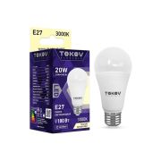 Лампа светодиодная LED 20Вт А60 3000К Е27 176-264В TOKOV ELECTRIC TKE-A60-E27-20-3K