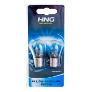 Лампа автомобильная 12V P21/5W BAY15d Long Life HNG 12215 (2 шт)