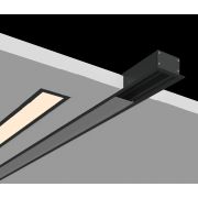 Светильник линейный 13W 5000K 1300 Лм IP40 черный LINEAR V3878 (под натяжной потолок) (38х78х500 мм)