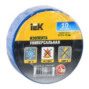 Изолента ПВХ 0,13х15ммх20м синяя IEK UIZ-13-10-K07