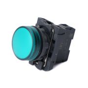 Лампа светосигнальная зеленая SB5 d22мм 230-240В AC в сборе SE SB5AVM3