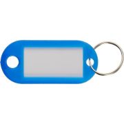 Бирки для ключей, синие Комус 313513 (10 шт)