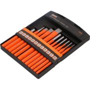 Набор выколоток, зубил и кернеров в боксе FASTER TOOLS 3405 (12 шт)