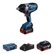 Гайковерт аккум. ударный GDS 18V-1050 H (2 аккум. GBA 18V 5.0Ah + ЗУ GAL 18V-40; 3/4