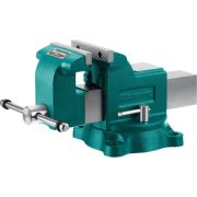 Тиски слесарные поворотные 125 мм чугун с наковальней KRAFTOOL Grand 32702-125