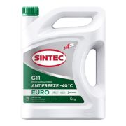 Антифриз Euro G11 зеленый(- 40° С) Sintec 990554 (5 кг)