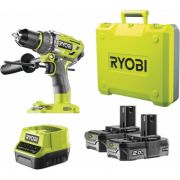 Дрель-шуруповерт аккум. ударная (2 аккум. 18В Li-Ion 2А*ч; З/У) Ryobi ONE+ R18PD7-220B 5133004295