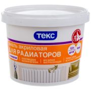 Эмаль акриловая для радиаторов полуглянцевая, белая Текс универсал (0,4 л)