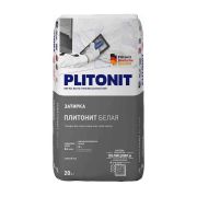 Затирка цементная, белая Plitonit (20 кг)