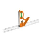 Линейка многофункциональная 300 мм с уровнем, нерж. сталь NEO Tools 72-125