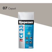 Затирка цементная № 07 , серая ЦЕРЕЗИТ СE 33 (2 кг)
