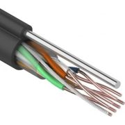 Кабель витая пара UTP 4PR 24AWG CAT5e наружный (OUTDOOR) + ТРОС*1, REXANT REXANT 01-0046 (305 м)