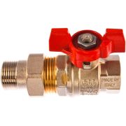 Кран шаровой ВВ 3/4« DN20 PN40 с накидной гайкой (»американка