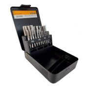 Набор комплектных метчиков М3-М12 WIEDERKRAFT WDK-HT0312 (21 шт)