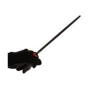 Напильник квадратный с ручкой PVC (250 мм, насечка №3 мелкая) BAUM 3733250