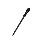 Напильник квадратный с ручкой PVC (250 мм, насечка №1 грубая) BAUM 3731250