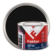 Эмаль универсальная  ПФ-115 ЯРОСЛАВСКИЕ КРАСКИ FAKTOR черная, банка 1,9 кг 214730