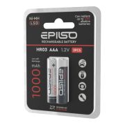Аккумулятор AAA/LR03 (1.2В; Ni-MH; 1000мА*ч) Epilso EPB-HR03-1.0-LSD (2 шт/блистер)