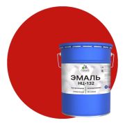 Эмаль НЦ-132 матовая RAL 3020 красная (20 кг) MALARE 2038070757676