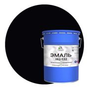 Эмаль НЦ-132 матовая RAL 9005 черная (20 кг) MALARE 2038094832854