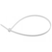 Стяжка нейлоновая 150x3,6мм с тройным замком белая REXANT 67-0150-4 (100 шт/уп )