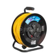 Удлинитель на катушке 4х30м с заземл. 16А IP44 3.5кВт ПВС 3х2.5 с терморазмыкателем КОСМОС YKKsm30m-4g-Z(2.5)IP
