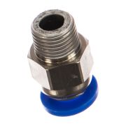 Фитинг для пластиковых трубок (6 мм; 1/8М) ROCKFORCE RF-SPC06-01