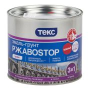 Грунт-эмаль по ржавчине «3 в 1» РжавоStop «ПРОФИ» красный (2 кг) ТЕКС