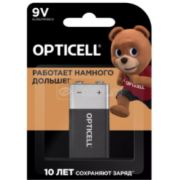 Элемент питания алкалиновый «крона» 6LR61 9В Basic Opticell 5051003