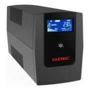 Источник бесперебойного питания ИБП Info LCD 1500В.А IEC C13 (4) USB + RJ45 DKC INFOLCD1500I