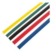 Трубка термоусадочная (ТУТ) 12.0/6мм 1м пять цветов  Rexant 29-0162 (уп.50шт)