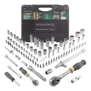 Набор торцевых головок и вставок 1/2 & 1/4DR 6-гранных 94 предмета Rockforce  RF-4941-5(4281)