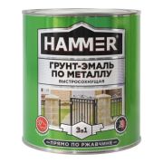 Грунт-эмаль по ржавчине «3 в 1» (красно-коричневая; 2.7 кг) HAMMER ЭК000125867